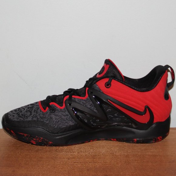 Nike KD 15 Bred Basketball Shoes Mens 12.5 Black University Red - Picture 3 of 6